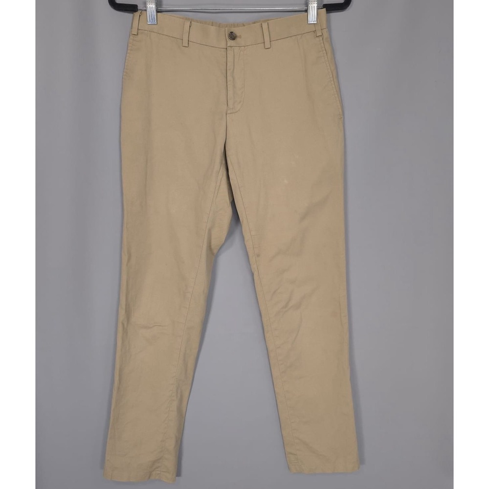 INDOCHINO Men's‎ Pants Size 28x28 SOHO 44 Cotton Slacks Trousers Tan Khaki
